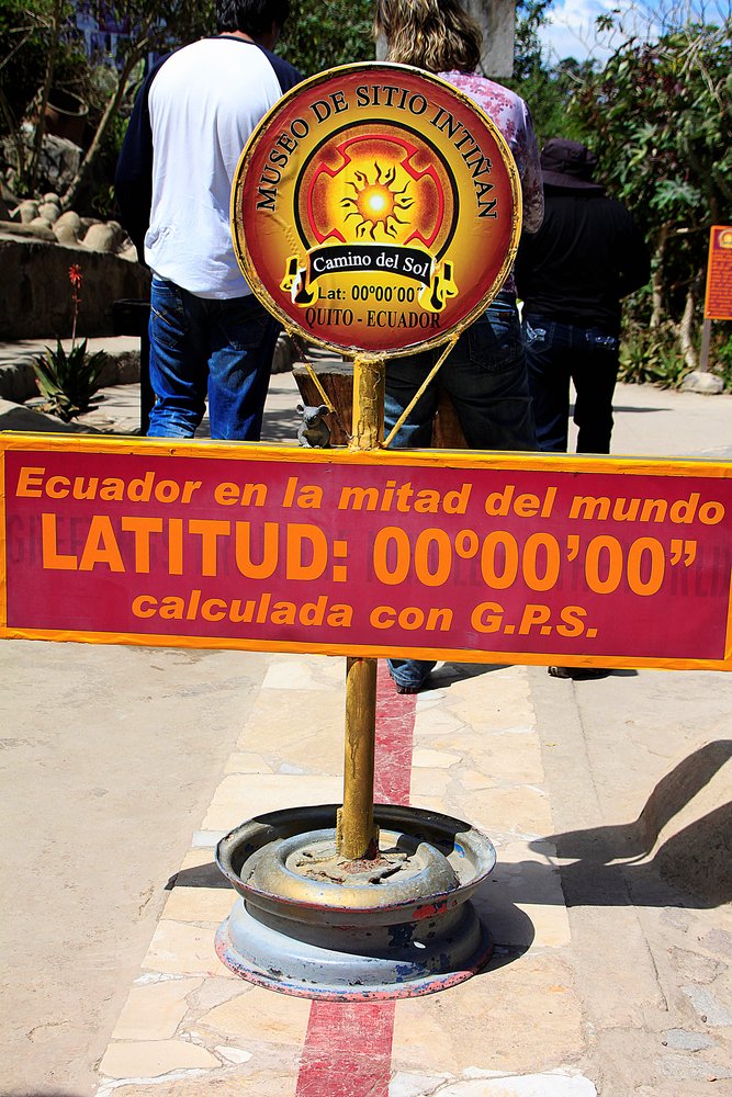 Äquator per GPS